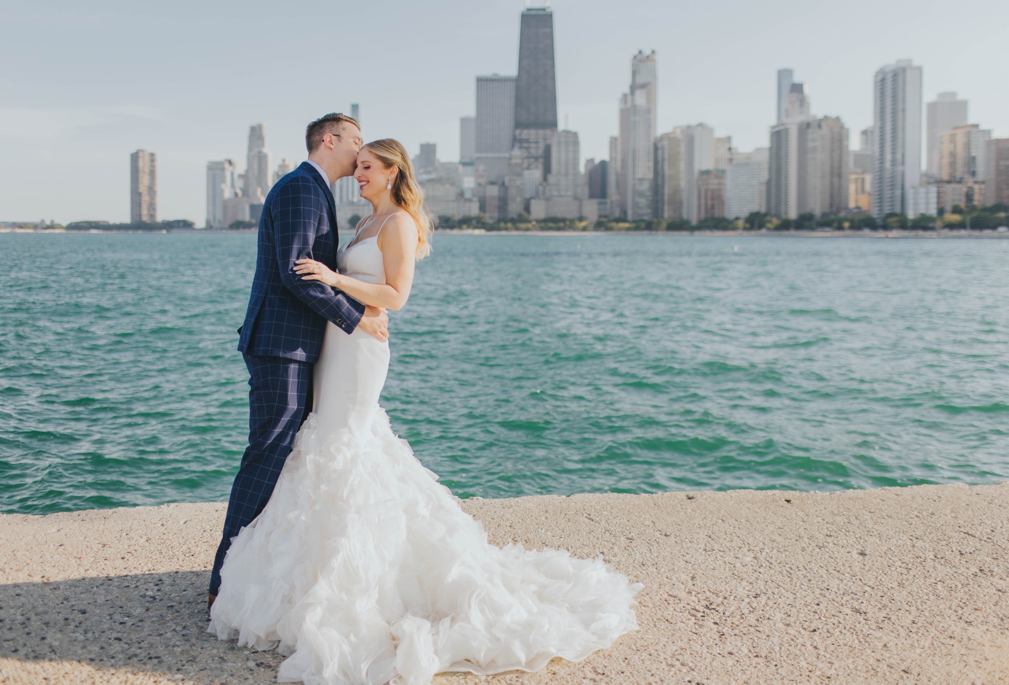 North Avenue Beach Chicago elopement