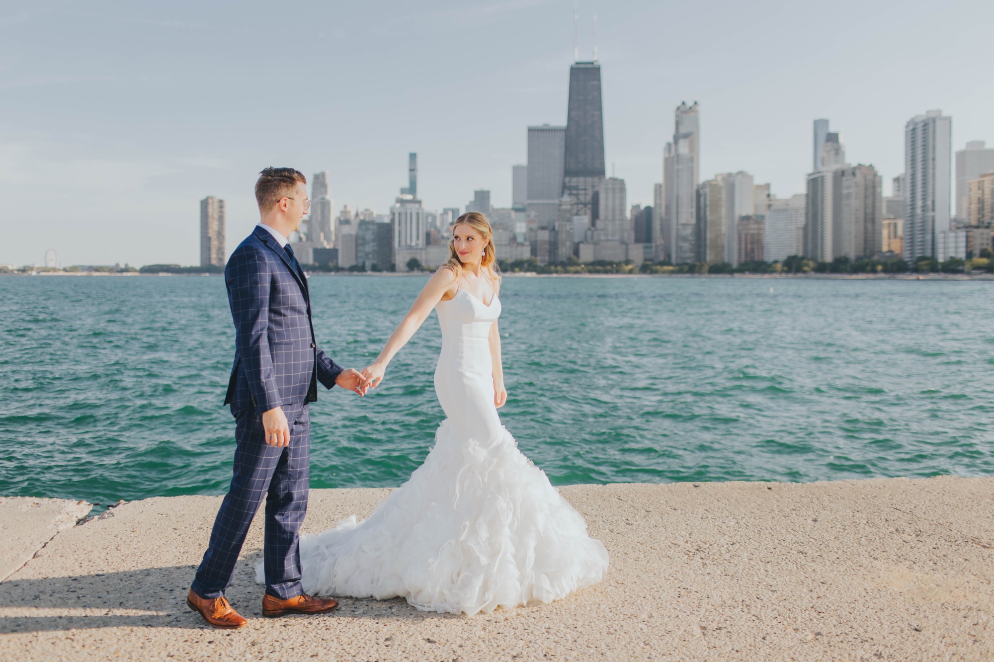 North Avenue Beach Chicago elopement