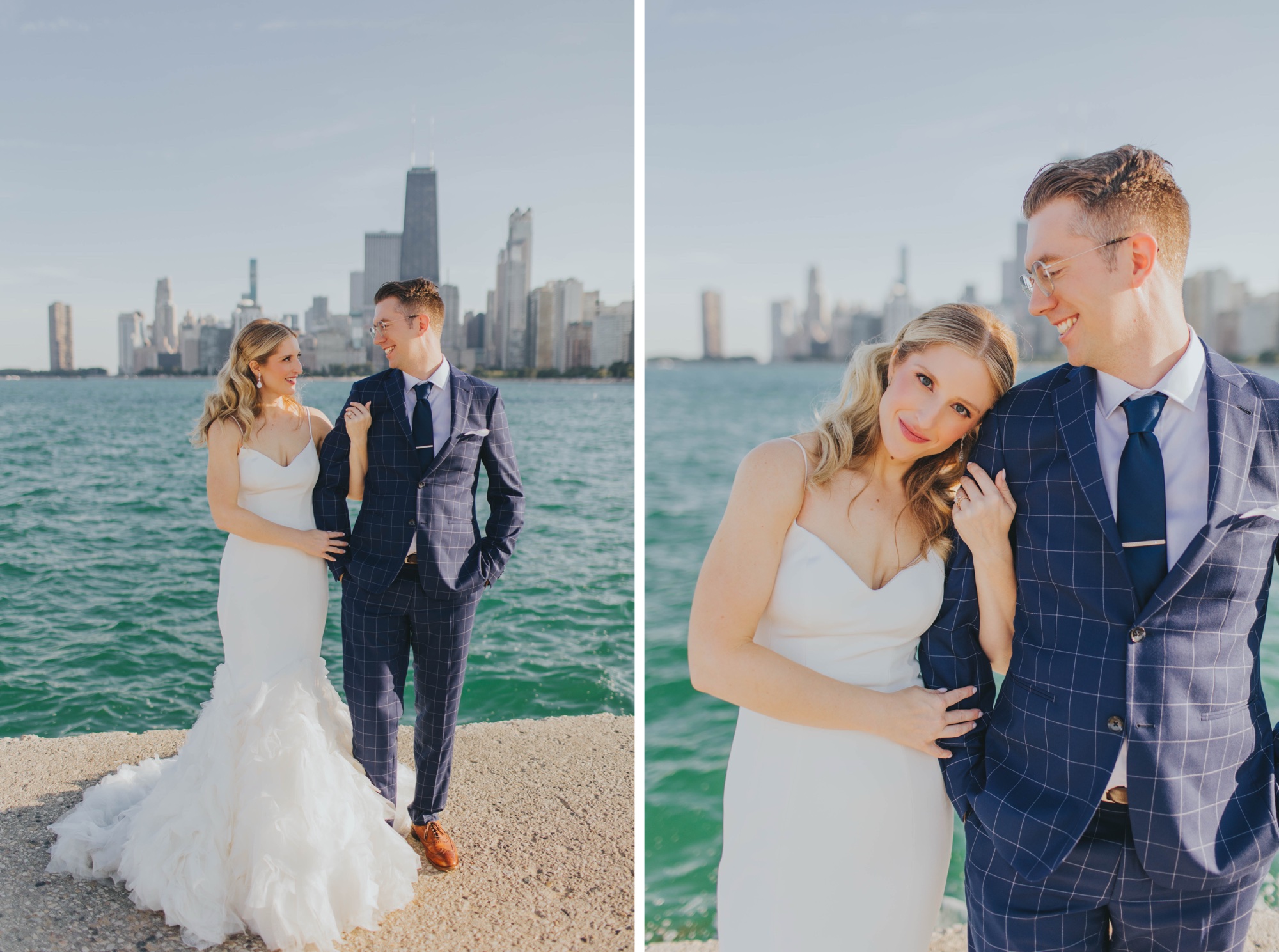 North Avenue Beach Chicago elopement