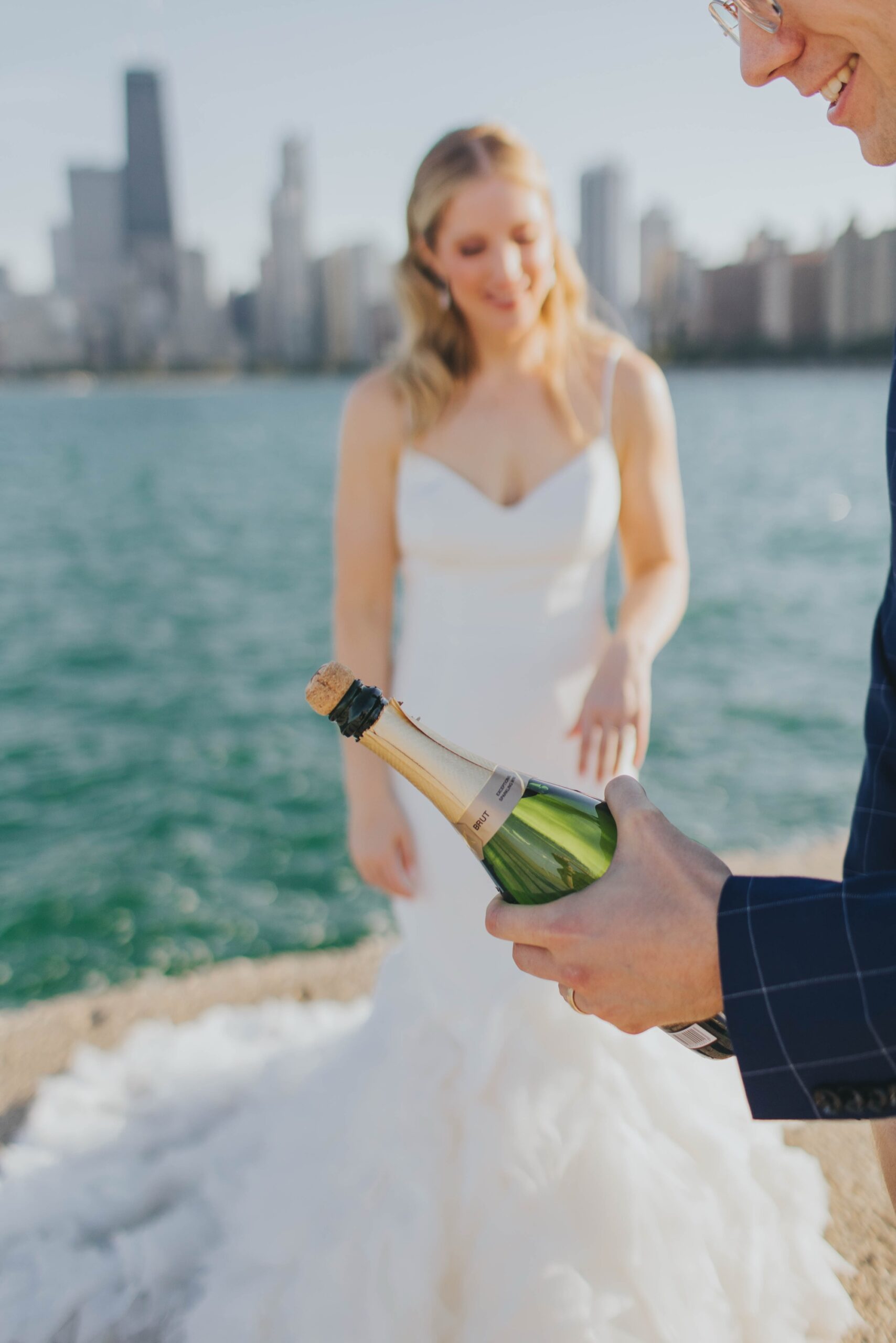 North Avenue Beach Chicago elopement
