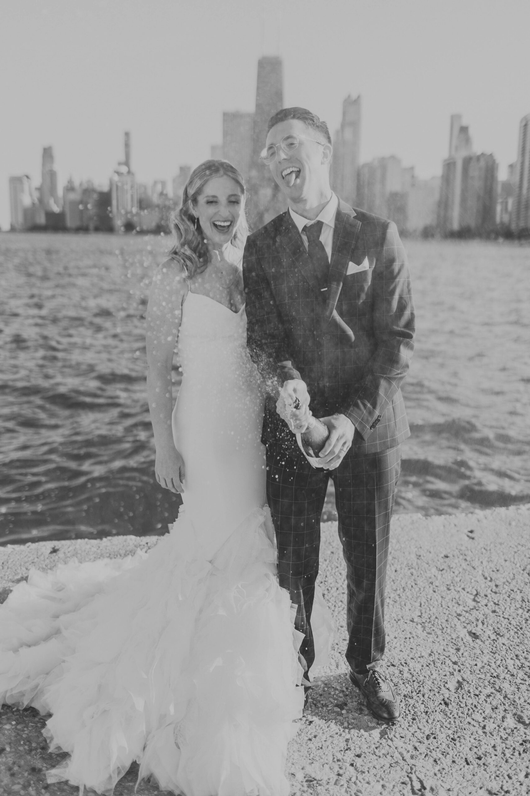 North Avenue Beach Chicago elopement