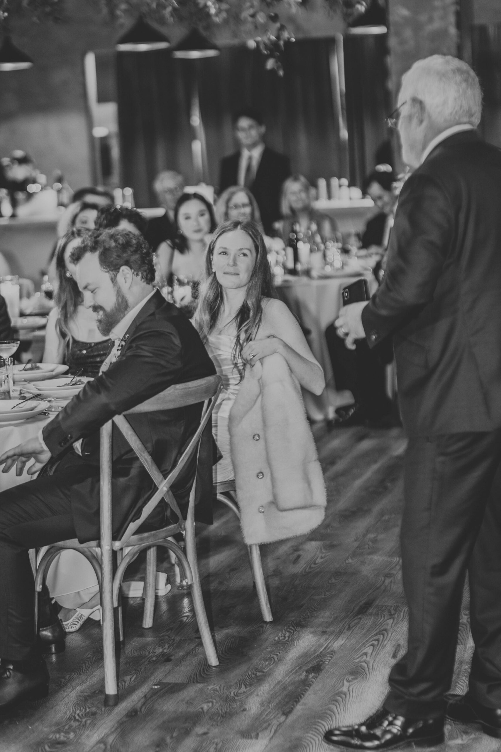 Loft Lucia Wedding Chicago; wedding toasts