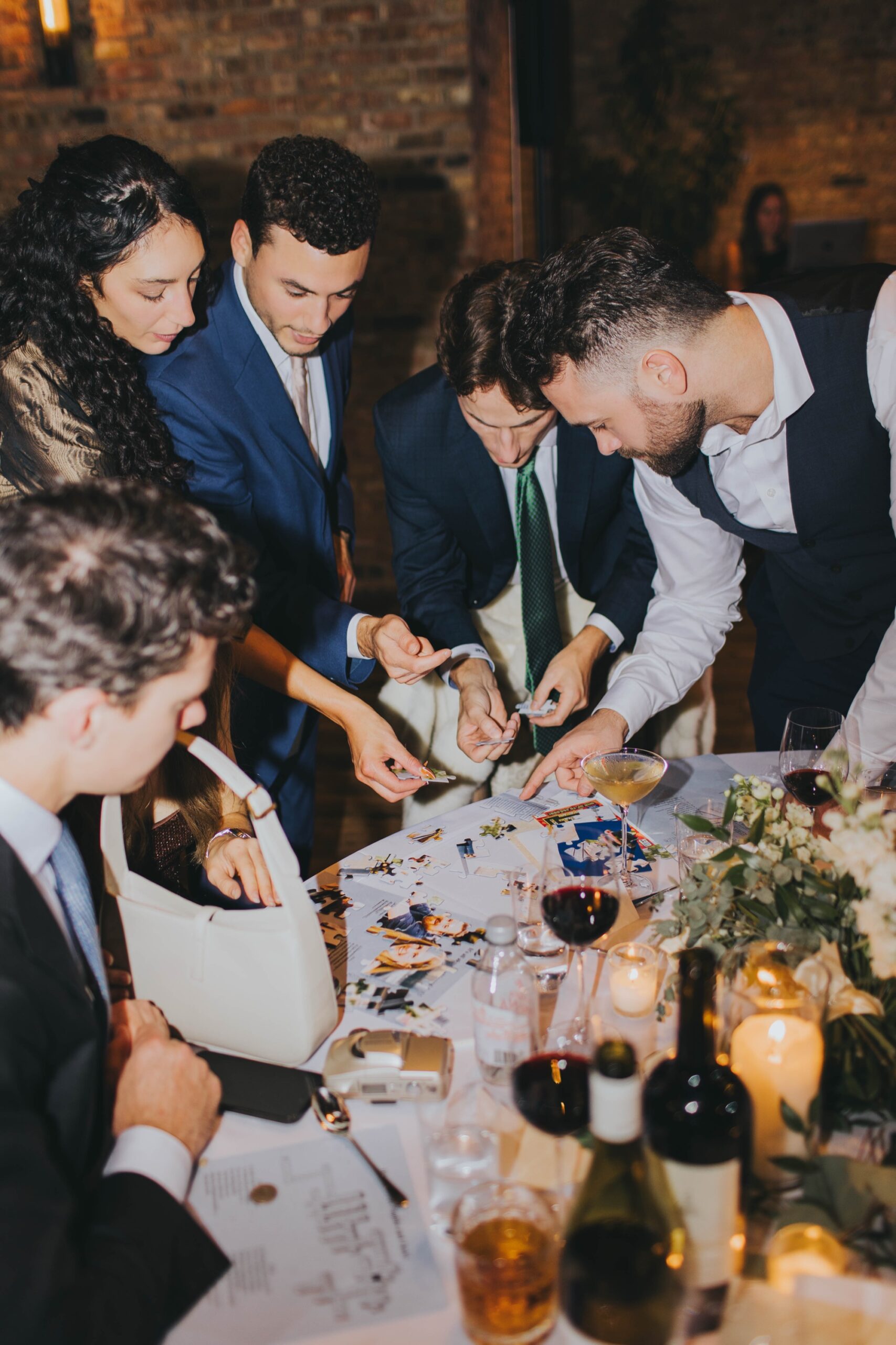 wedding reception game night; wedding trivia; unconventional wedding