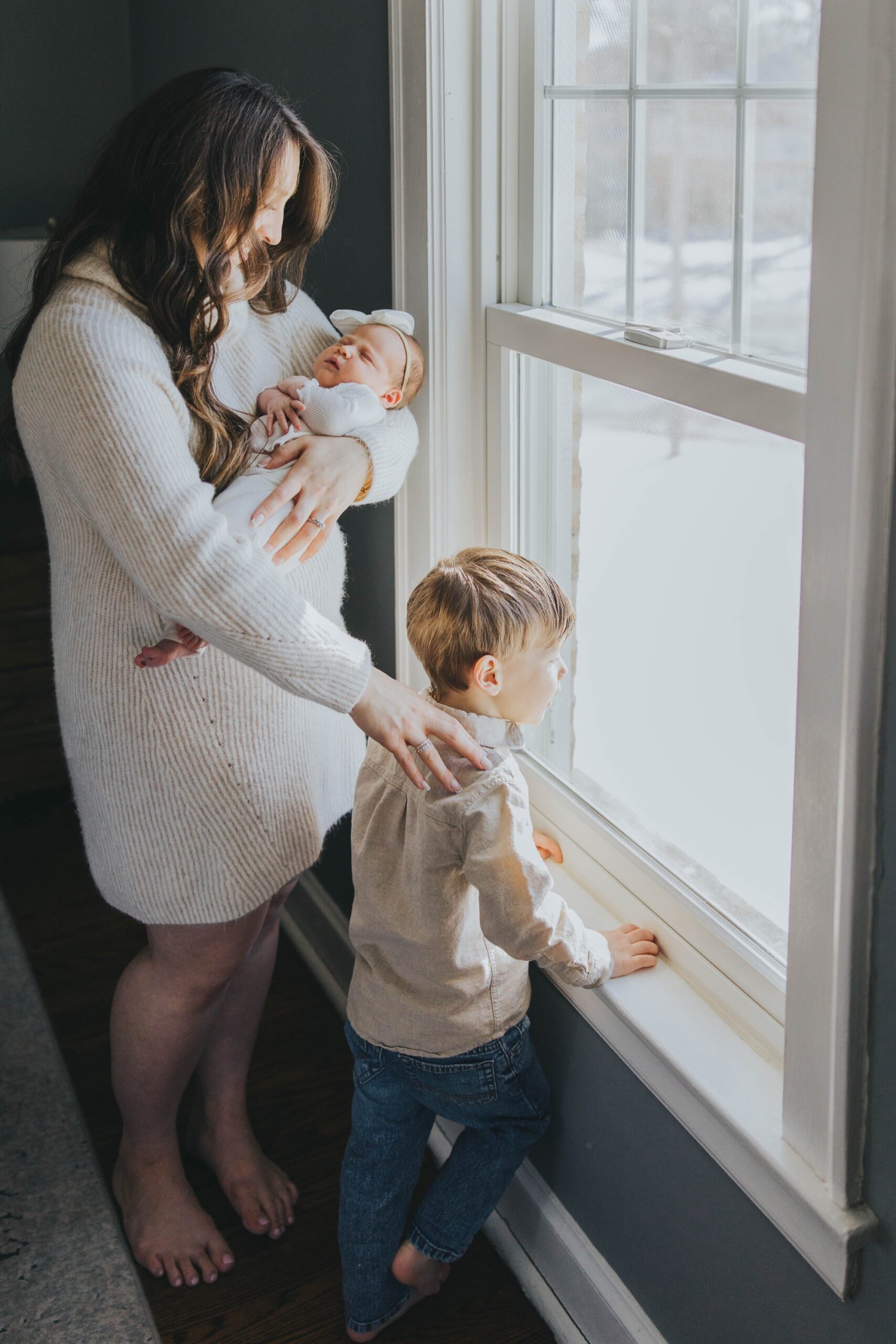 cute family photo combinations for you in-home newborn session