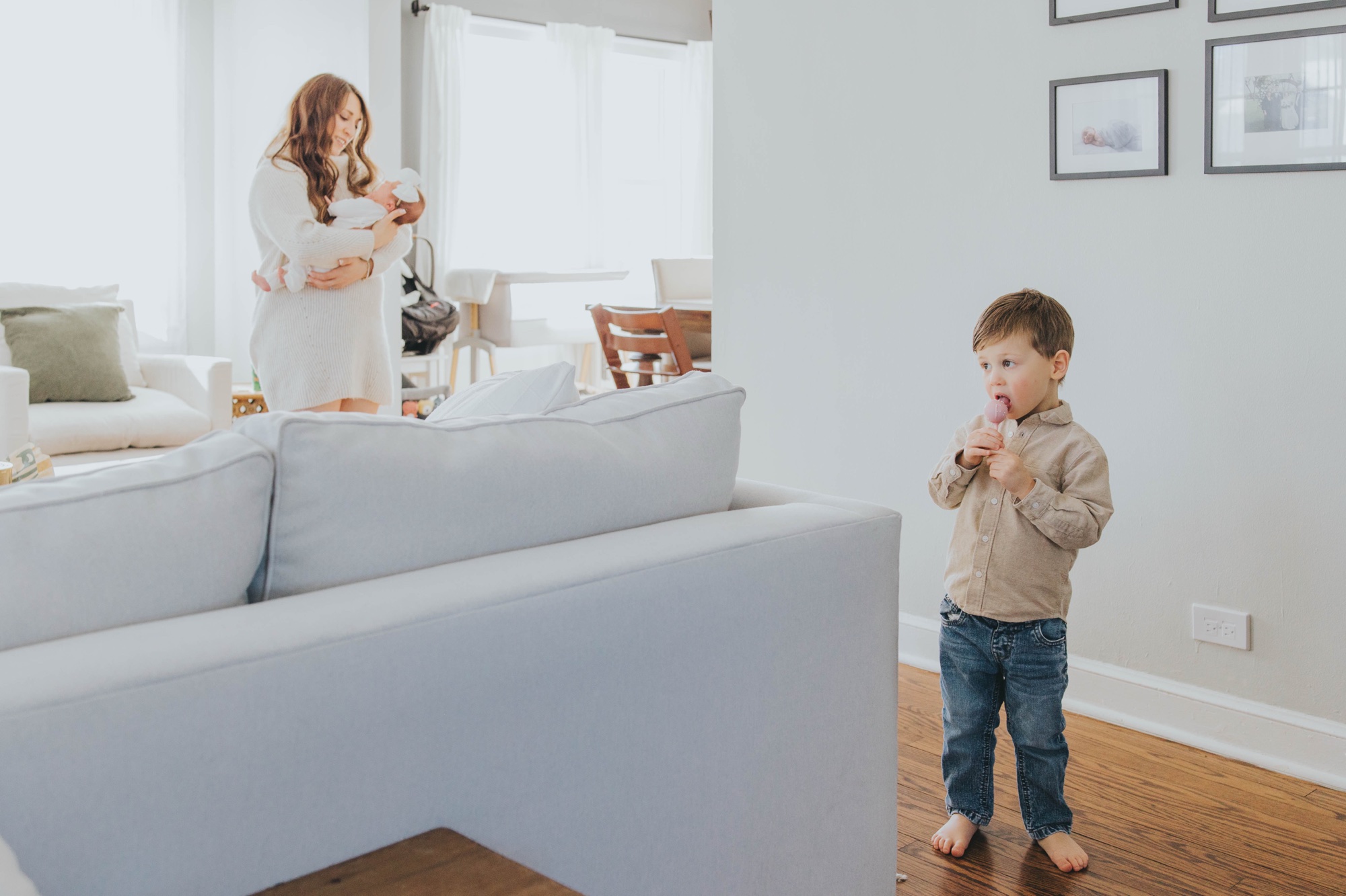 cute family photo combinations for you in-home newborn session