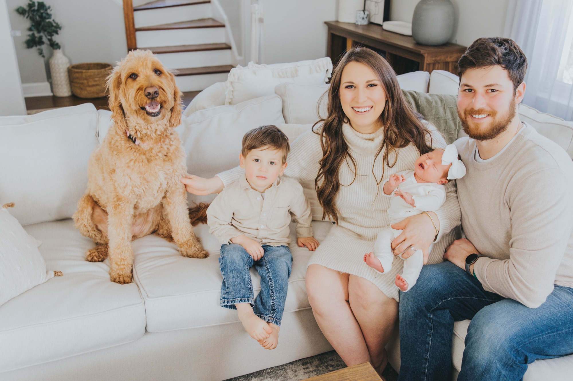 lifestyle newborn photography